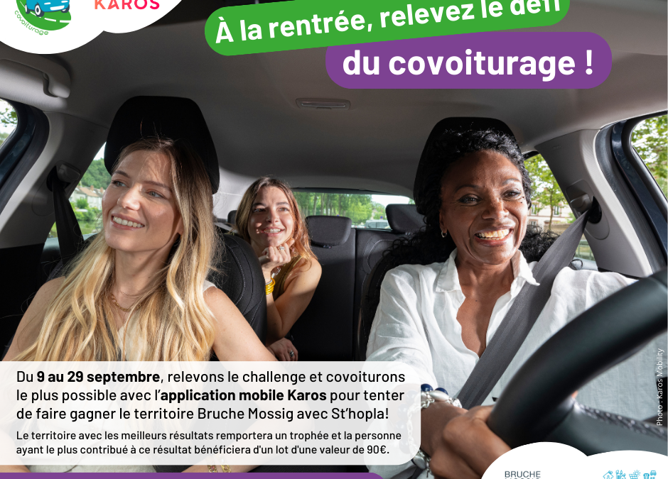 St’hopla – Karos – Les semaines de la mobilité durable du 9 au 29 septembre 2024