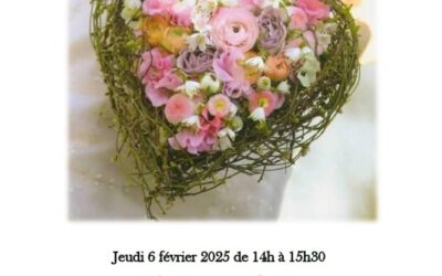 ATELIER D’ART FLORAL A GRANDFONTAINE LE 6 FEVRIER 2025